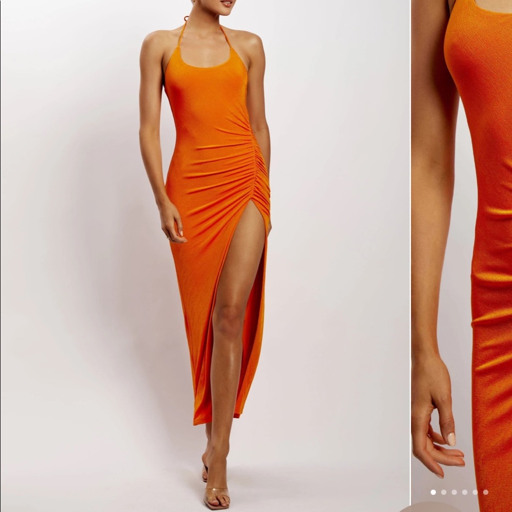 Meshki Allison Dress, orange